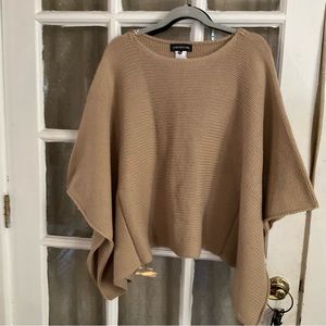 Poncho style sweater